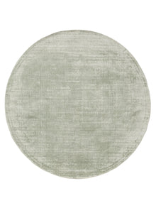 Viscose Rug Round Nova Mint