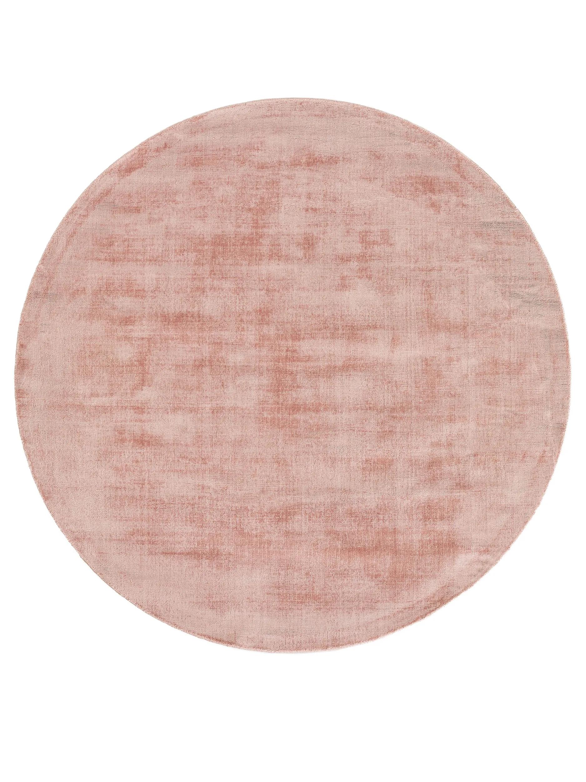 Viscose Rug Round Nova Rose