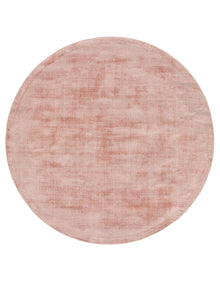 Viscose Rug Round Nova Rose