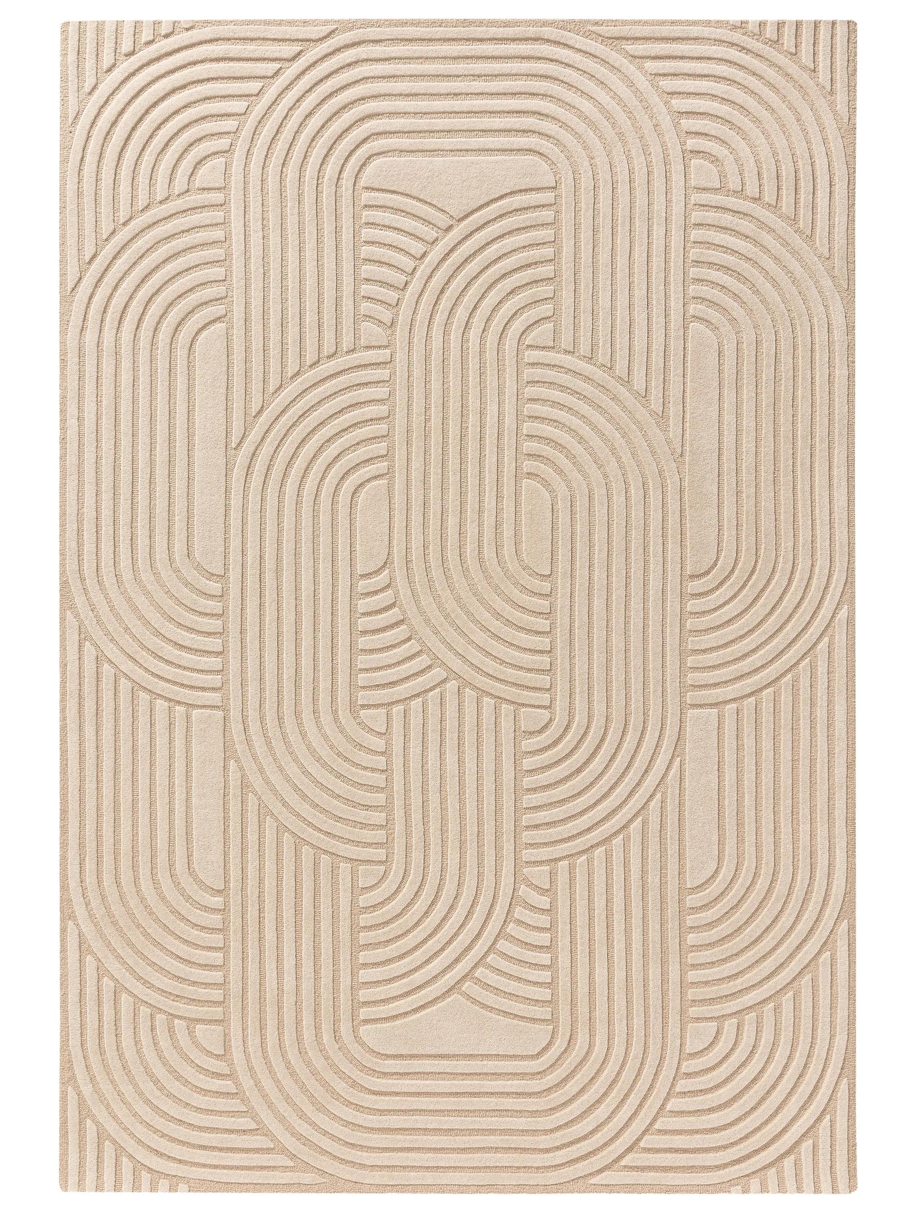 Wollteppich Nuria Beige