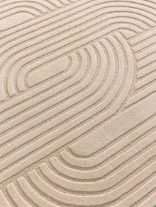 Wollteppich Nuria Beige