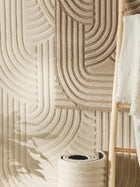 Wollteppich Nuria Beige