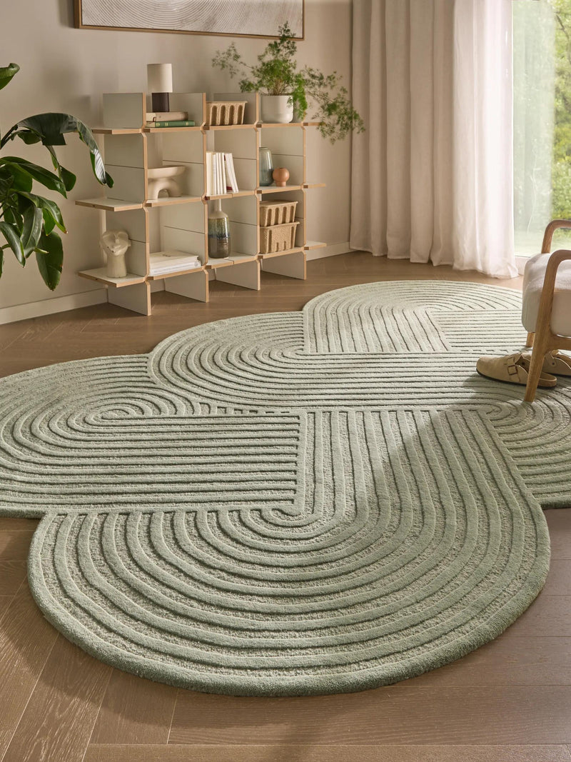 Wool Rug Nuria Green
