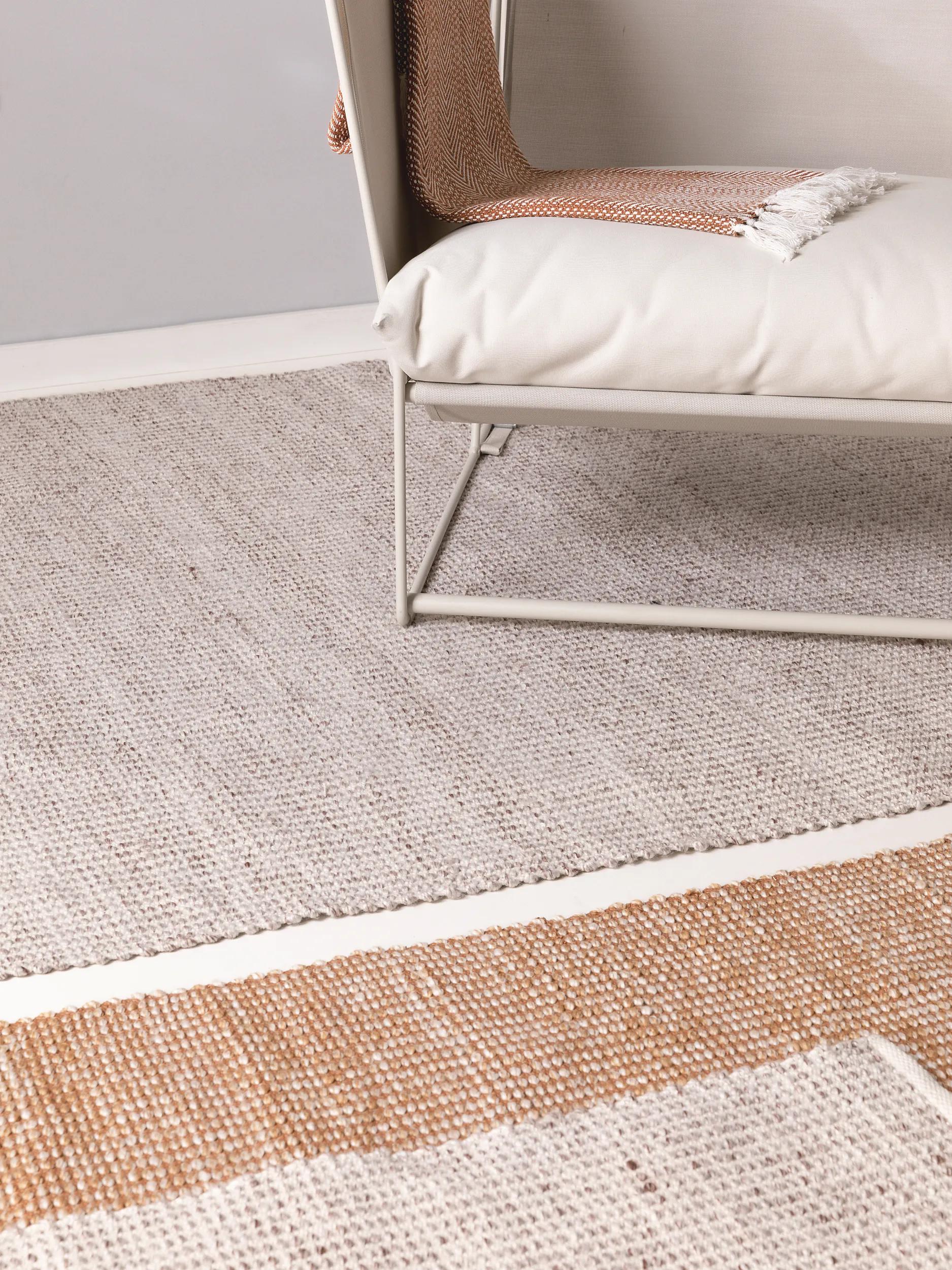 Rug made from recycled material Nyssa Cream/Taupe