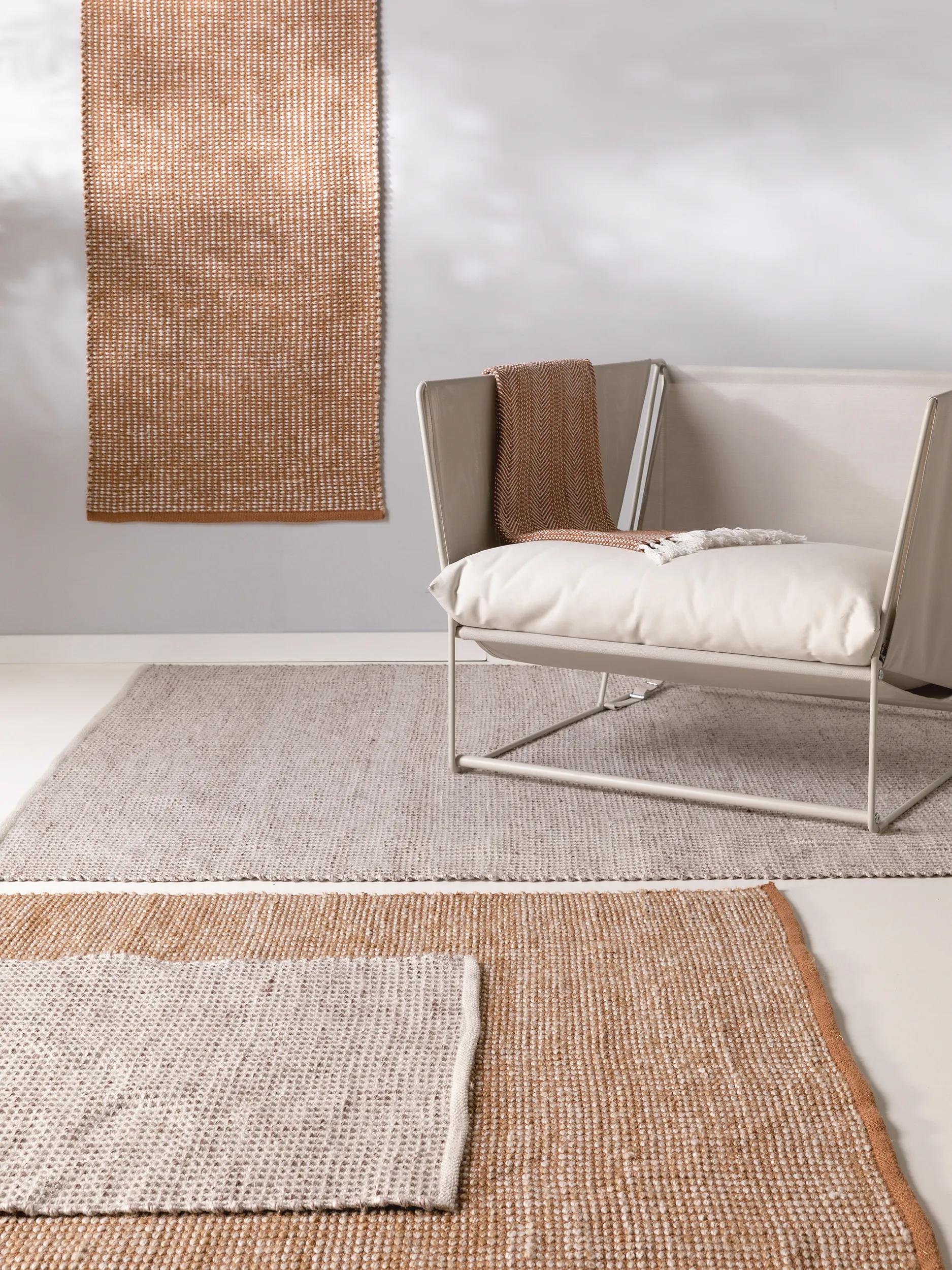 Rug made from recycled material Nyssa Cream/Taupe