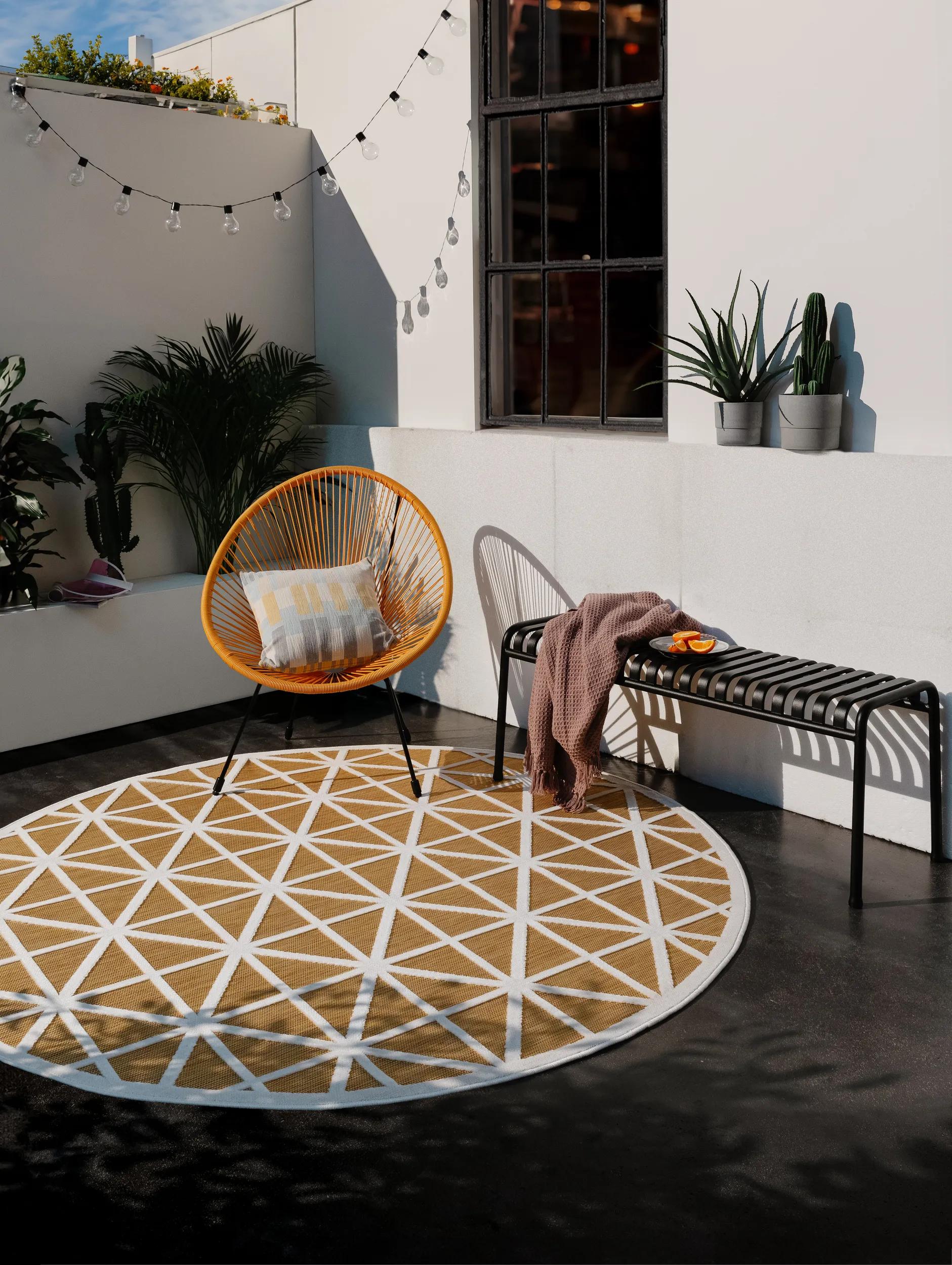 In- & Outdoor Rug Orion Yellow