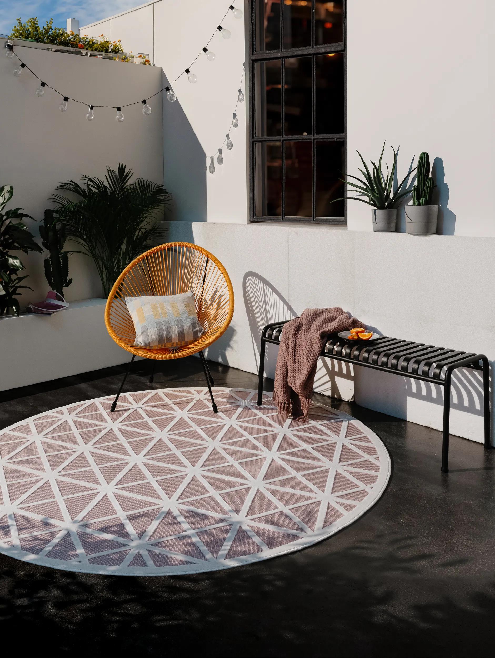 In- & Outdoor Teppich Orion Rose