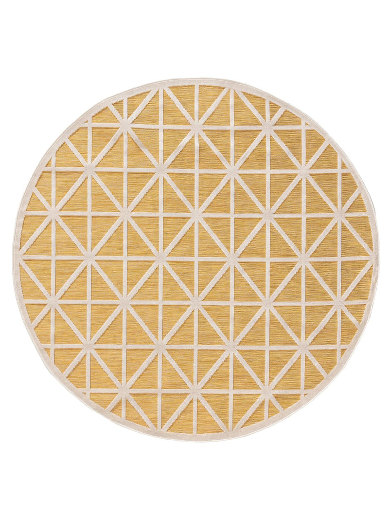 Tapis intérieur et extérieur Orion jaune