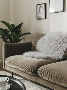 Faux Fur Oscar Grey
