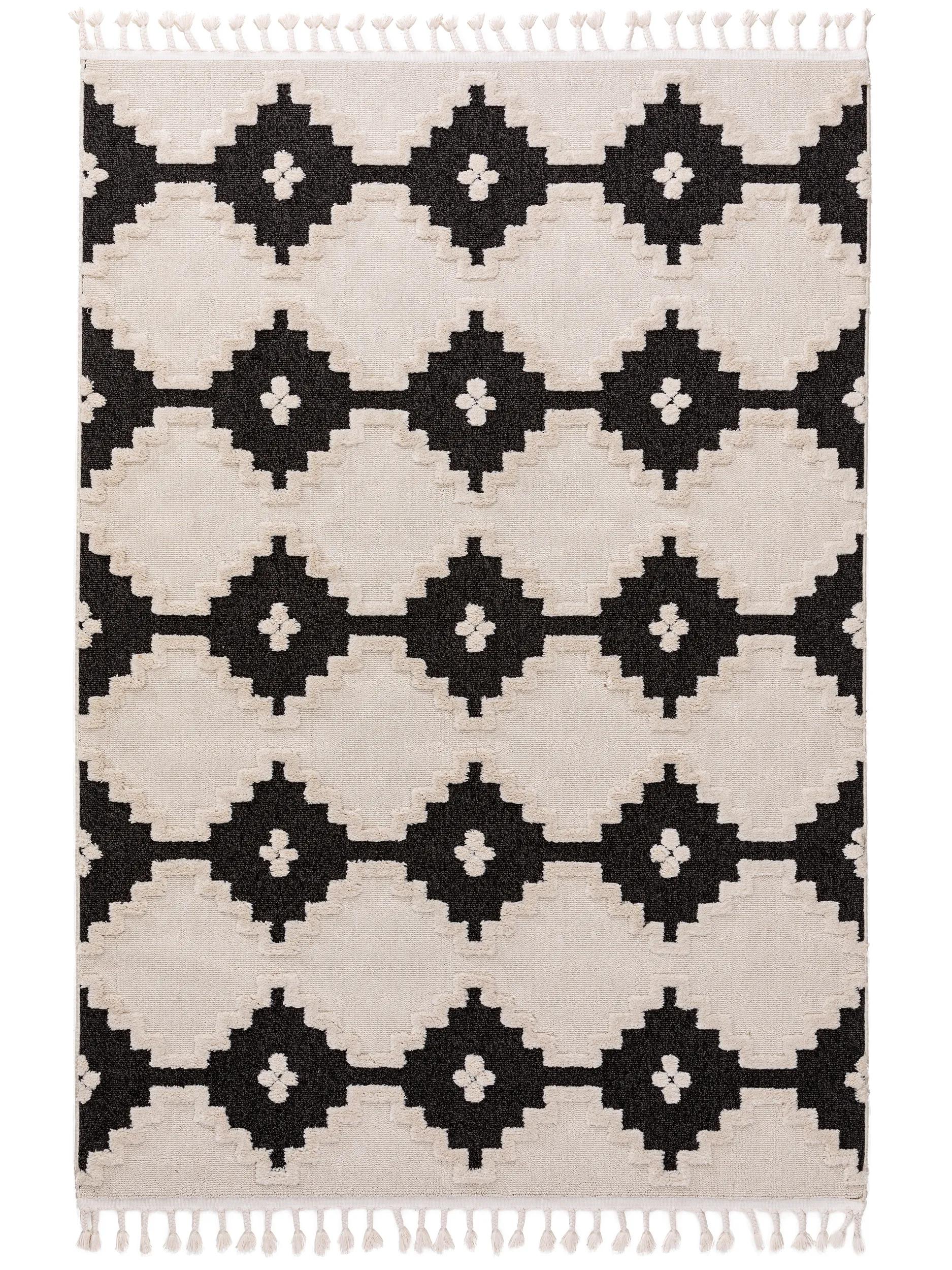 Alfombra Oyo Crema/Carbón
