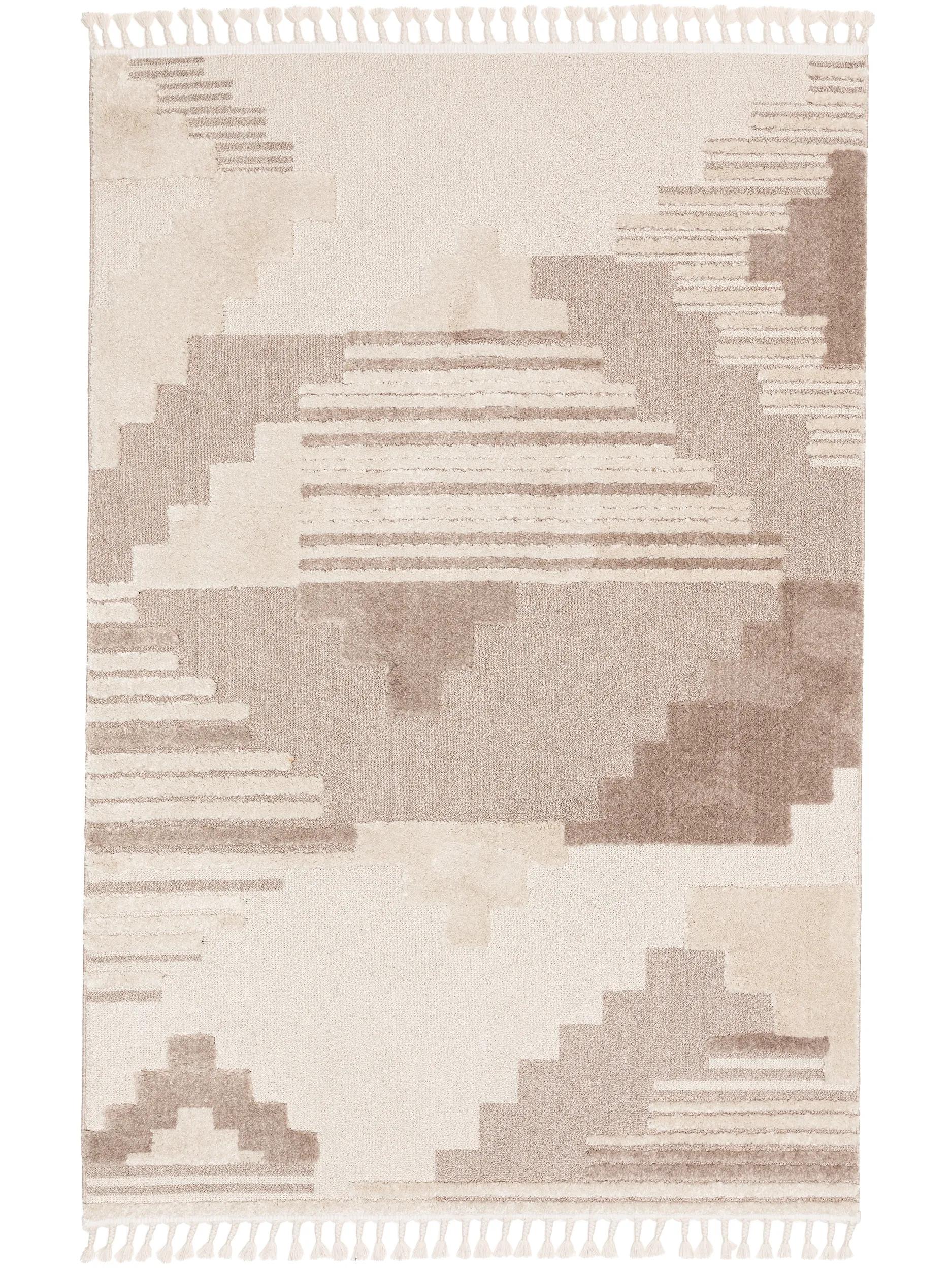 Teppich Oyo Creme/Beige