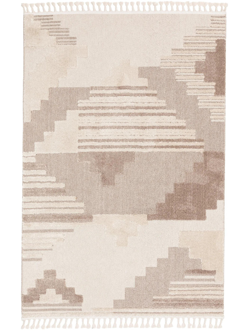 Teppich Oyo Creme/Beige