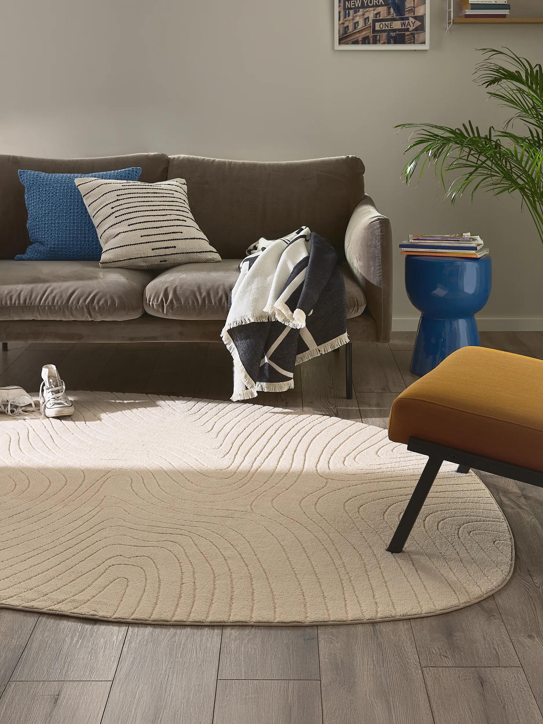 Tapis lavable Pam beige