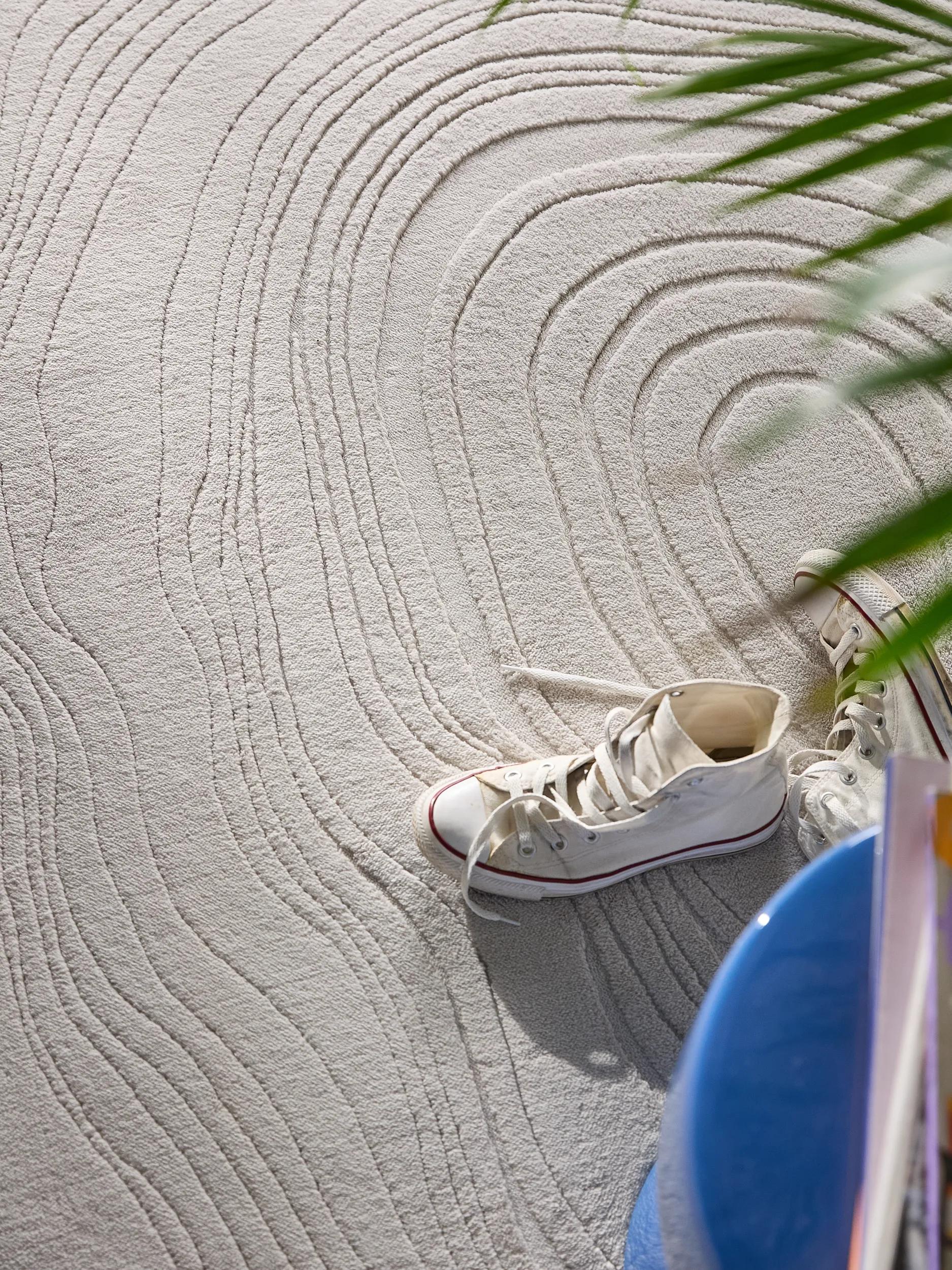 Tapis lavable Pam gris