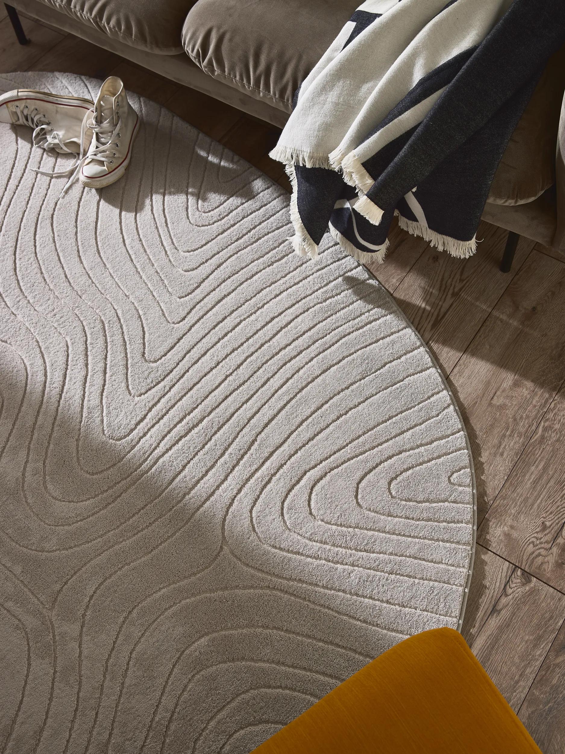 Tapis lavable Pam gris