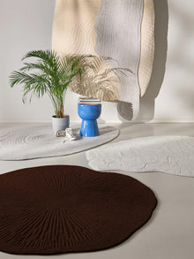 Washable Rug Pam Dark Brown