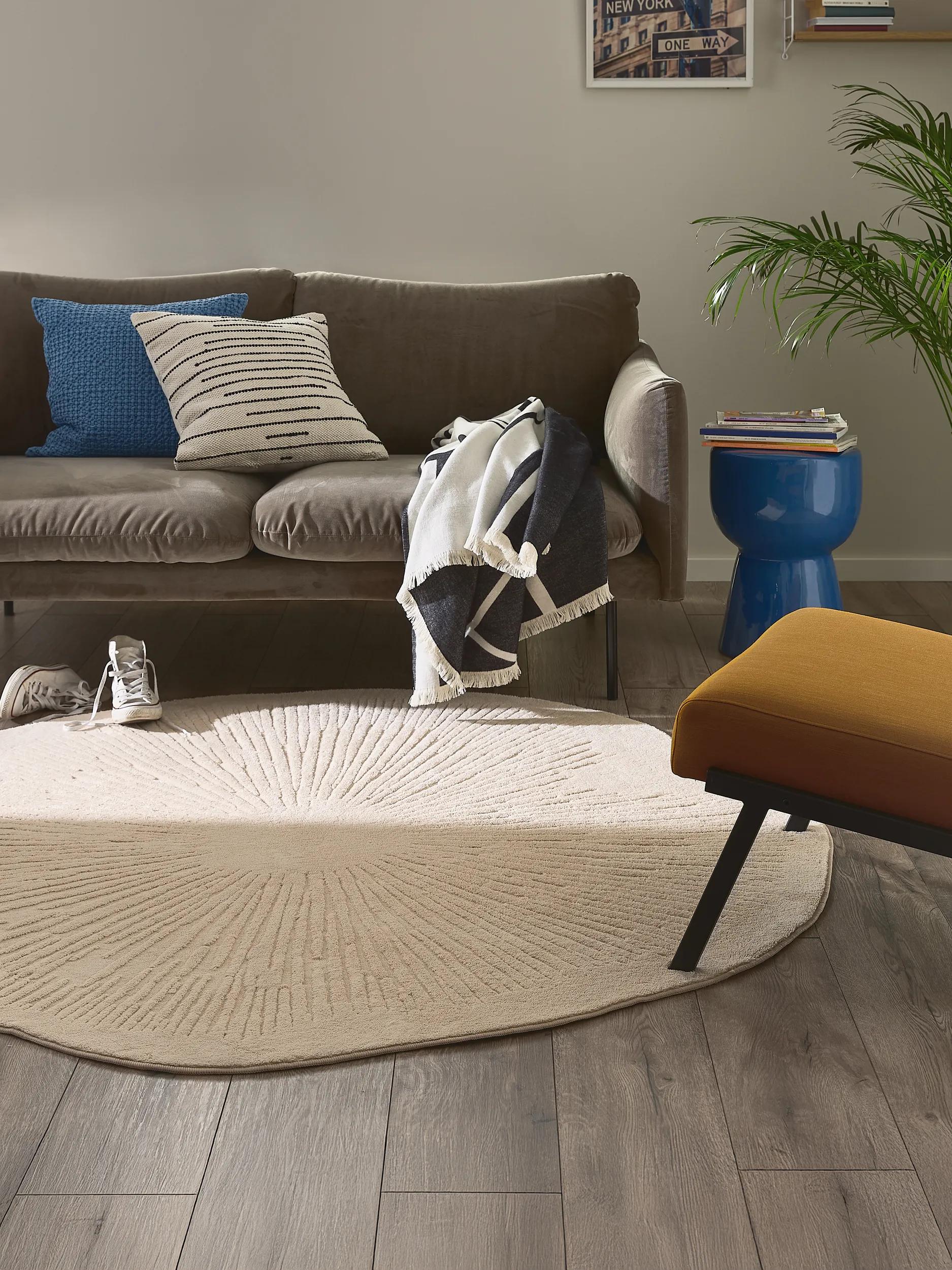 Tapis lavable Pam beige
