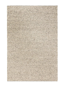 Wollteppich Patch Weiß/Schwarz
