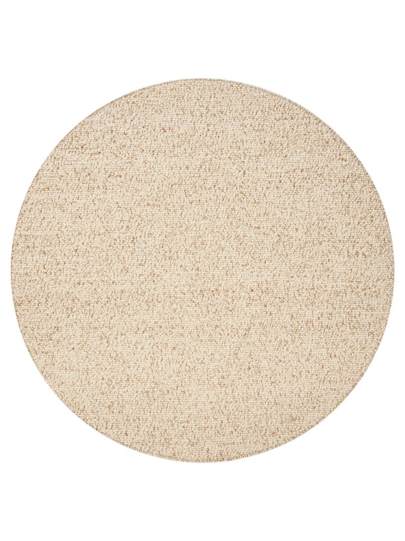 Parche de alfombra de lana marrón