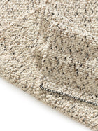 Wollteppich Patch Weiß/Schwarz