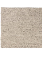 Wool Rug Patch White/Black