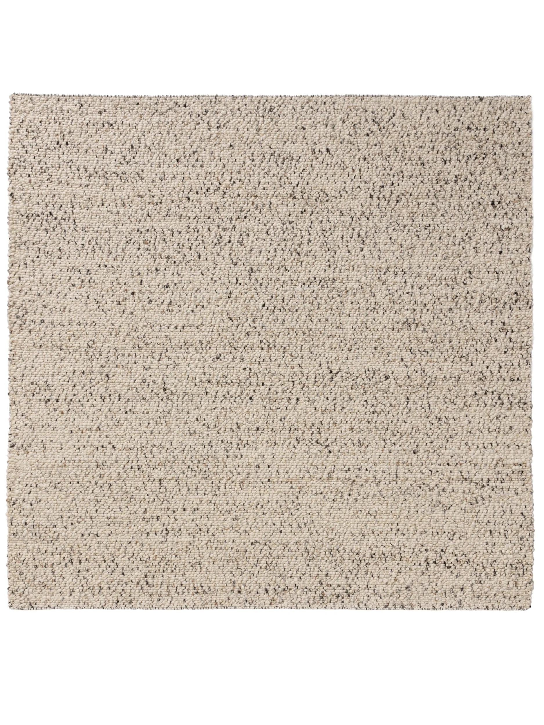 Wool Rug Patch White/Black