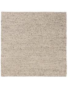 Wool Rug Patch White/Black