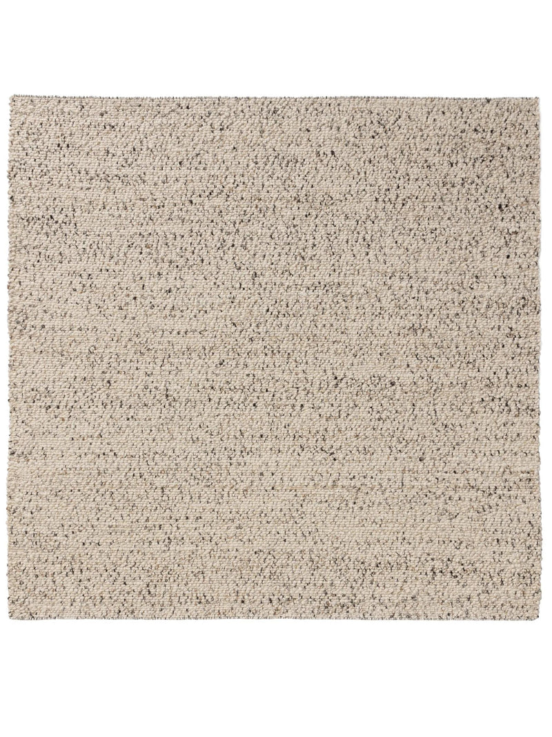 Wool Rug Patch White/Black