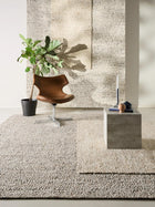 Wool Rug Patch White/Black