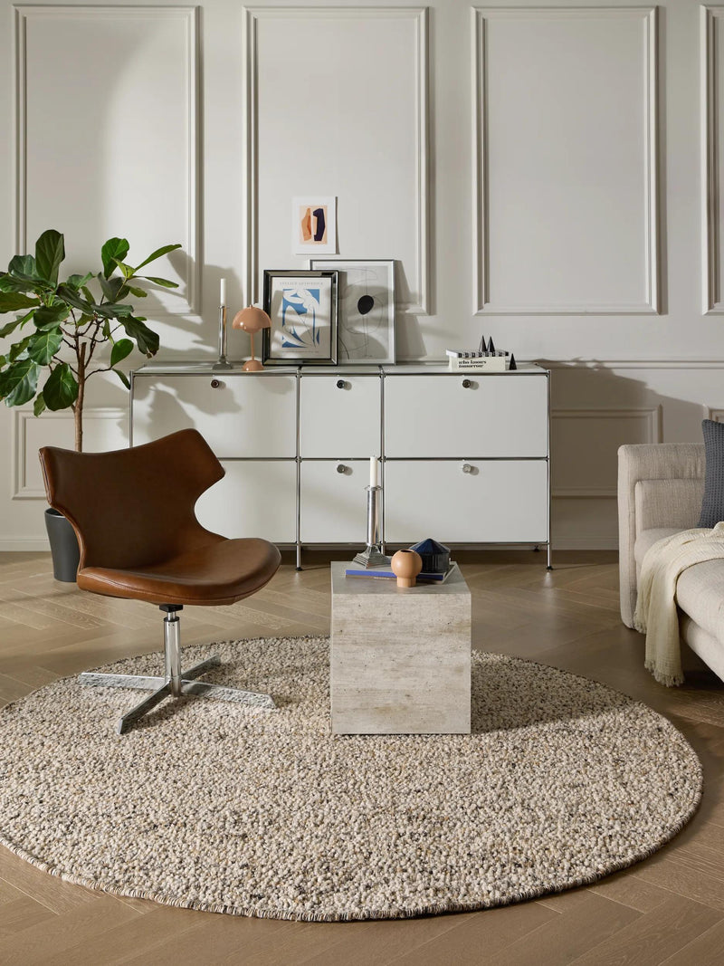 Parche de alfombra de lana multicolor