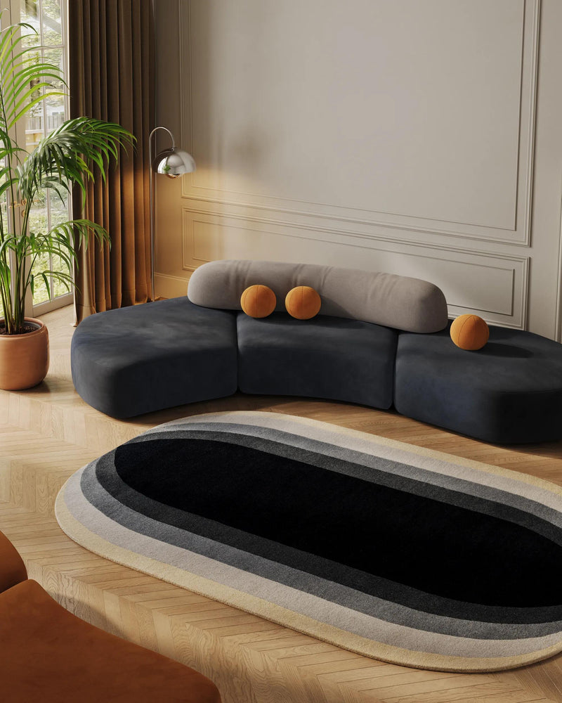 Wool Rug Quin Grey