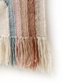 Suspension murale arc-en-ciel multicolore