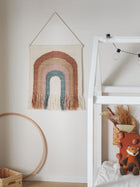 Suspension murale arc-en-ciel multicolore