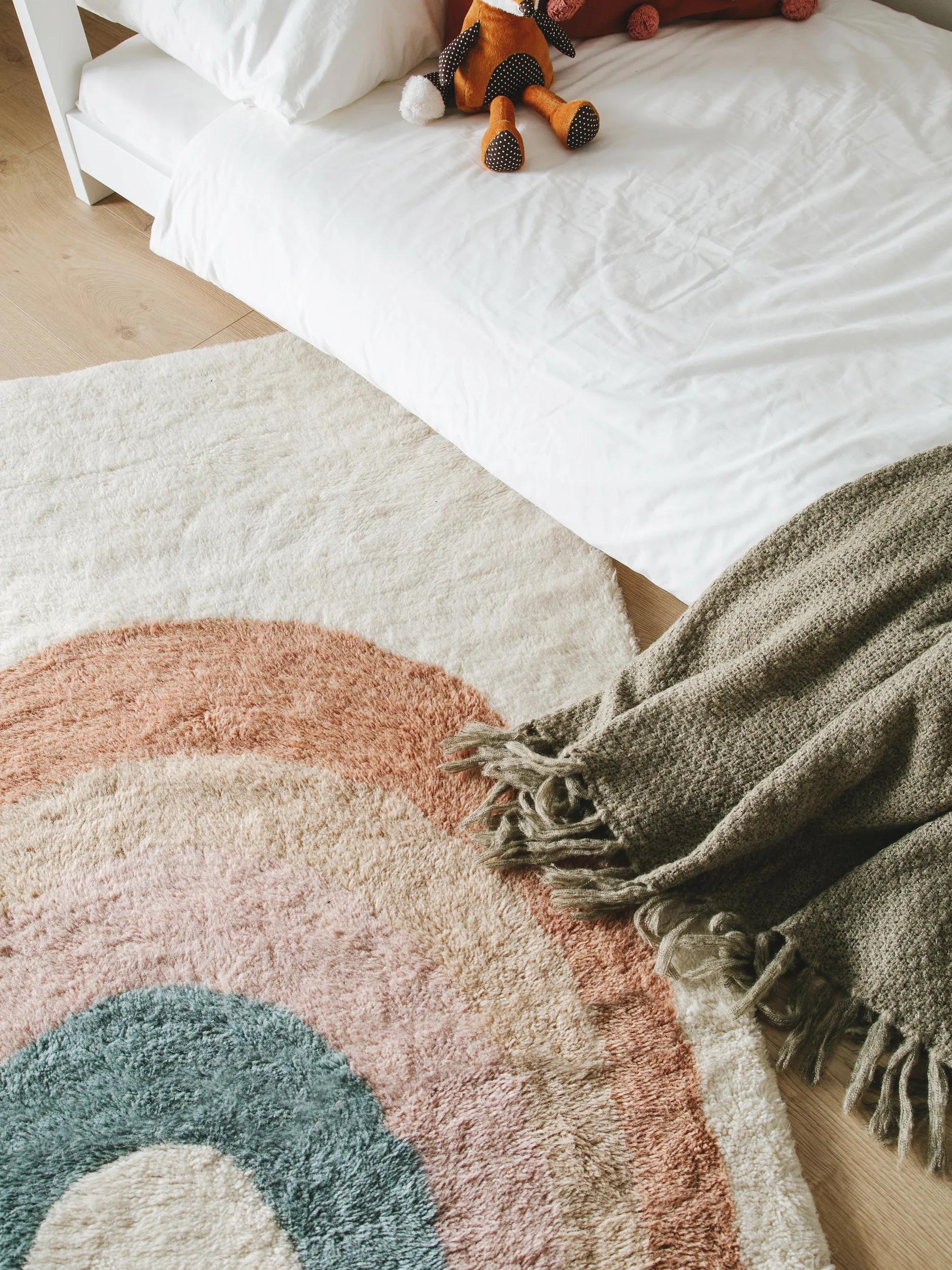 Tapis pour enfants Arc-en-ciel Multicolore