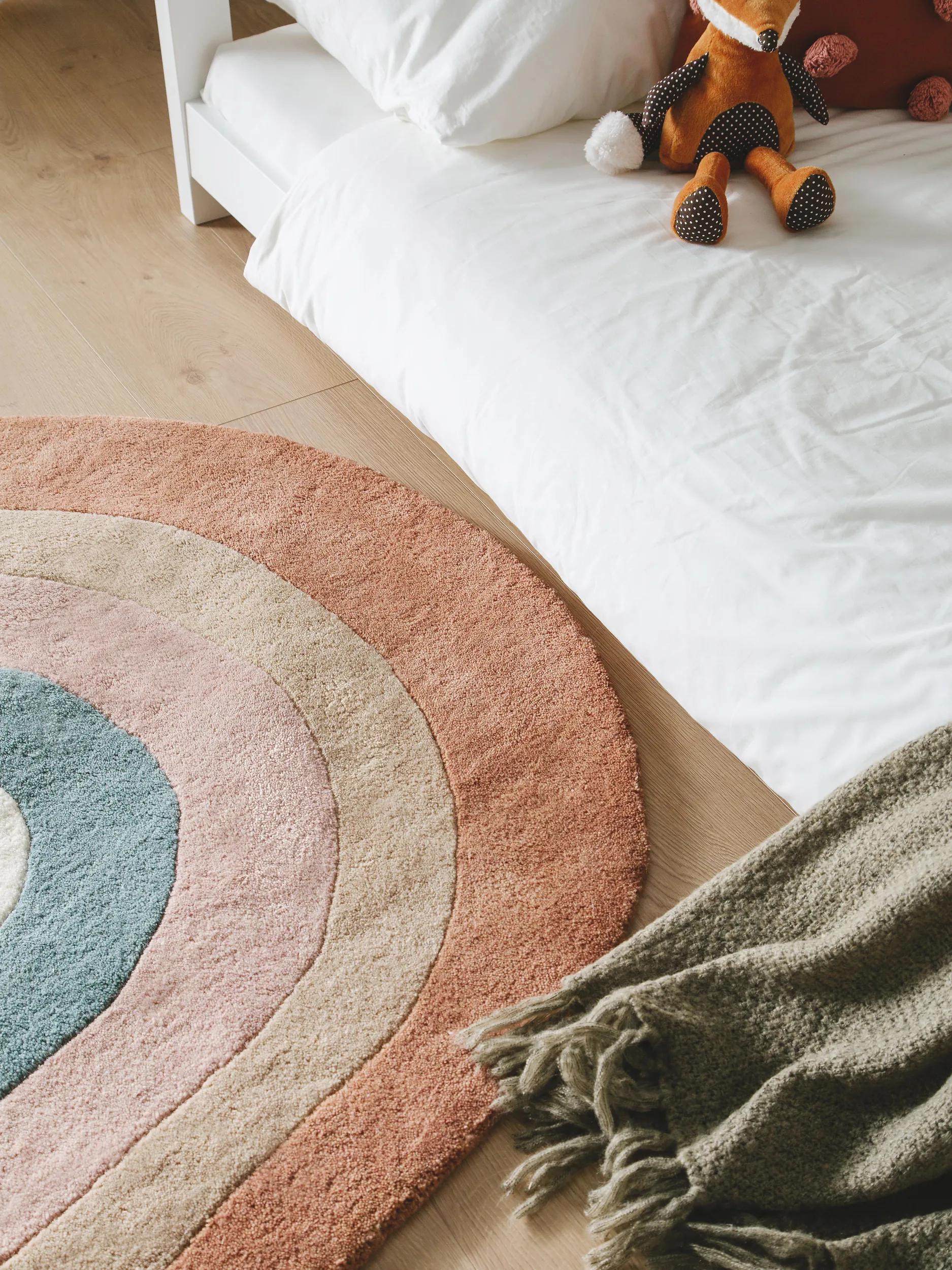 Tapis pour enfants Arc-en-ciel Multicolore