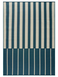 In- & Outdoor Rug Reed Petrol