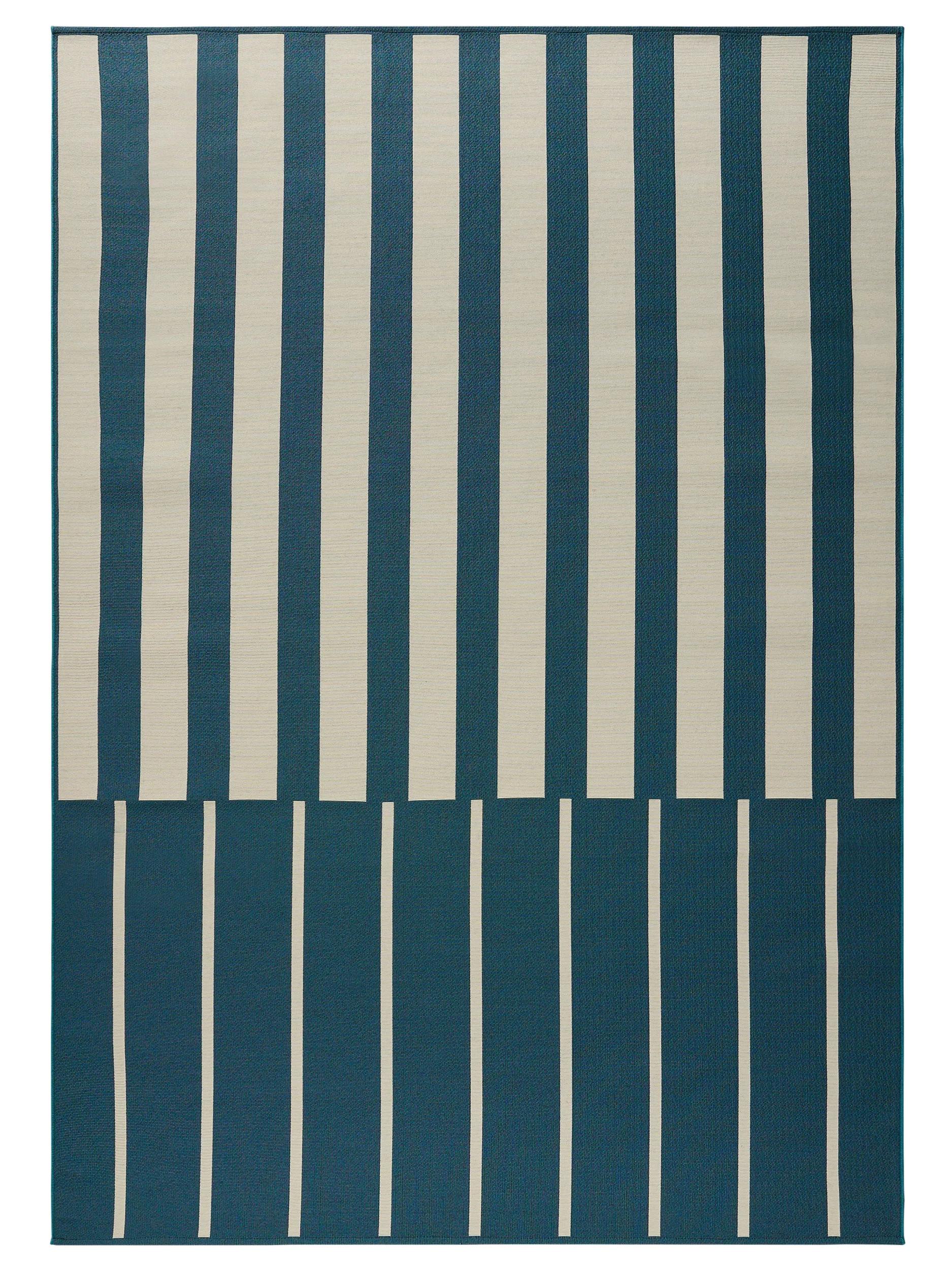 In- & Outdoor Rug Reed Petrol