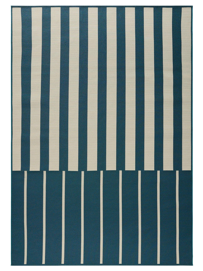 In- & Outdoor Rug Reed Petrol