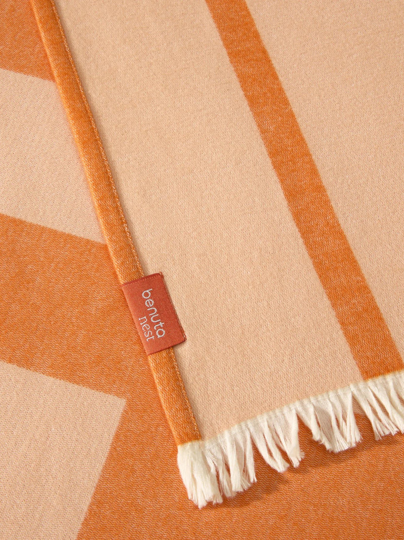 Cotton Blanket Reed Orange