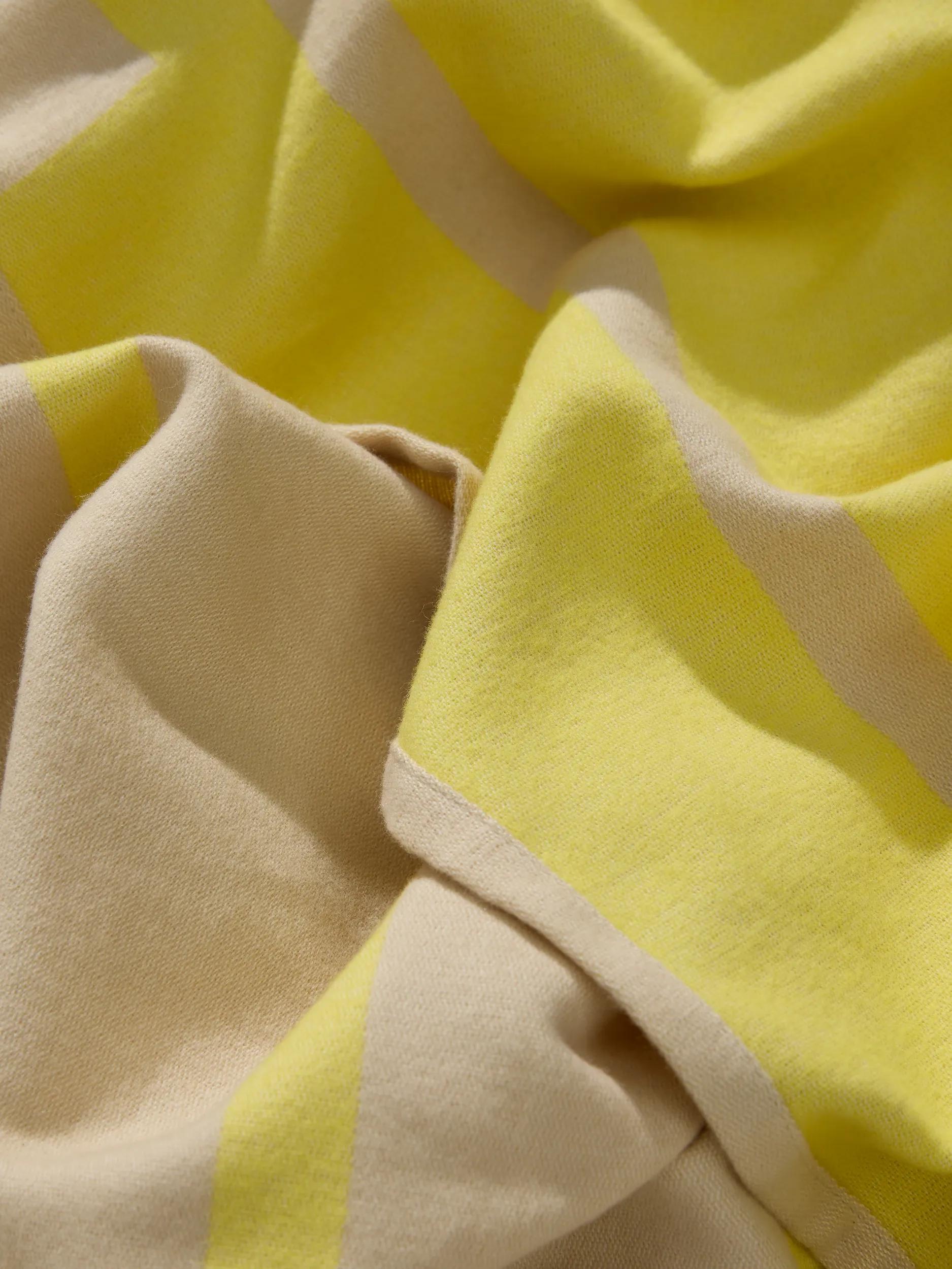 Cotton Blanket Reed Yellow