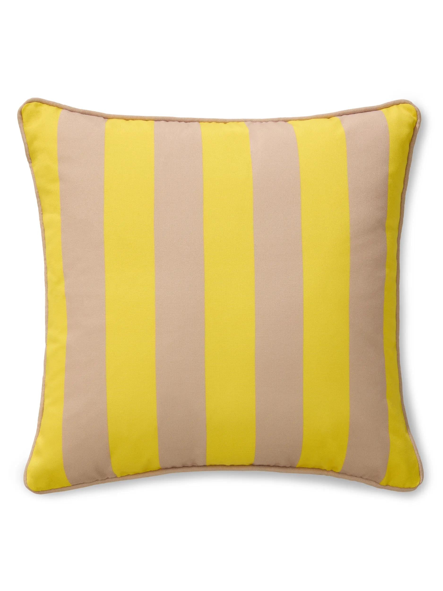 In- & Outdoor Cushion Reed Yellow