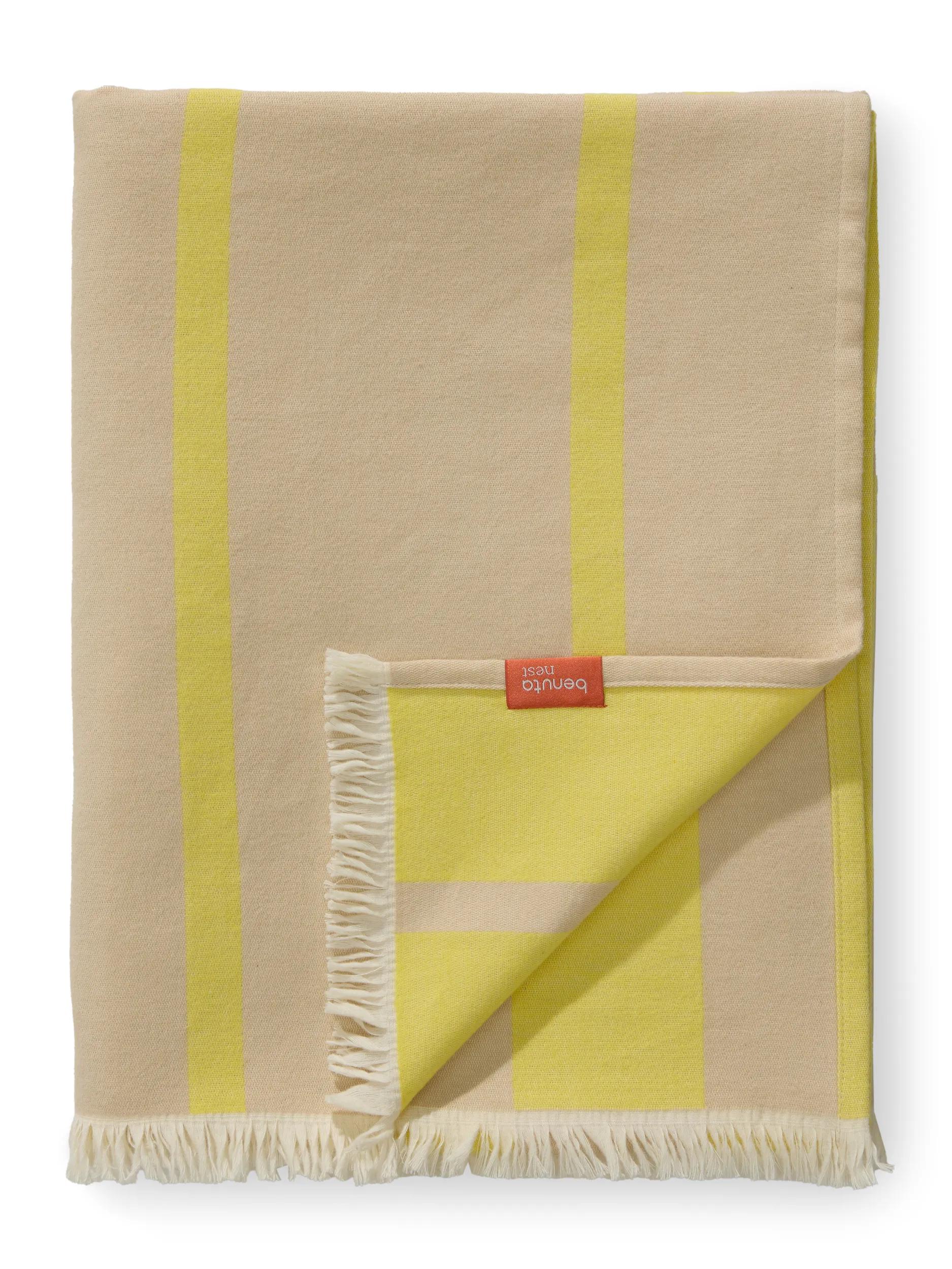 Cotton Blanket Reed Yellow