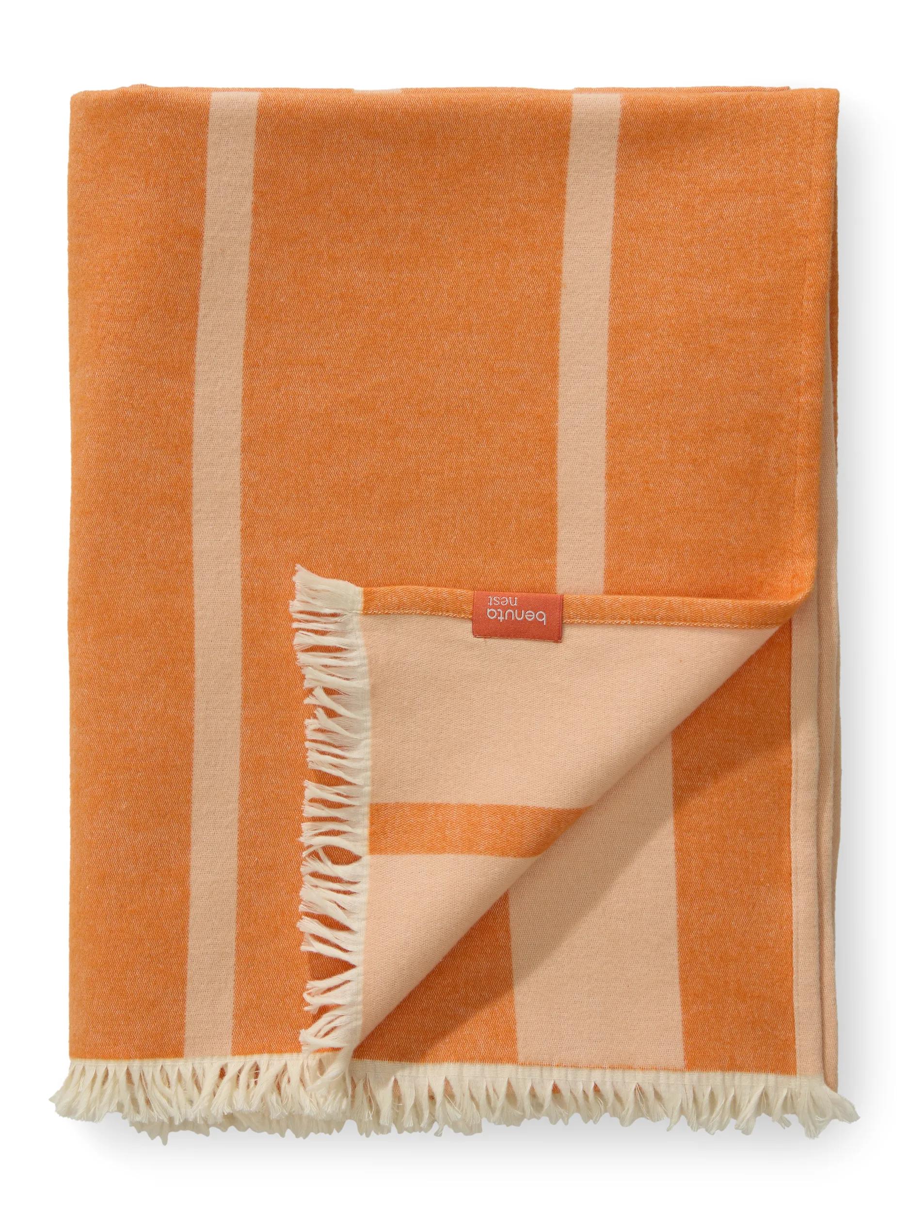 Cotton Blanket Reed Orange