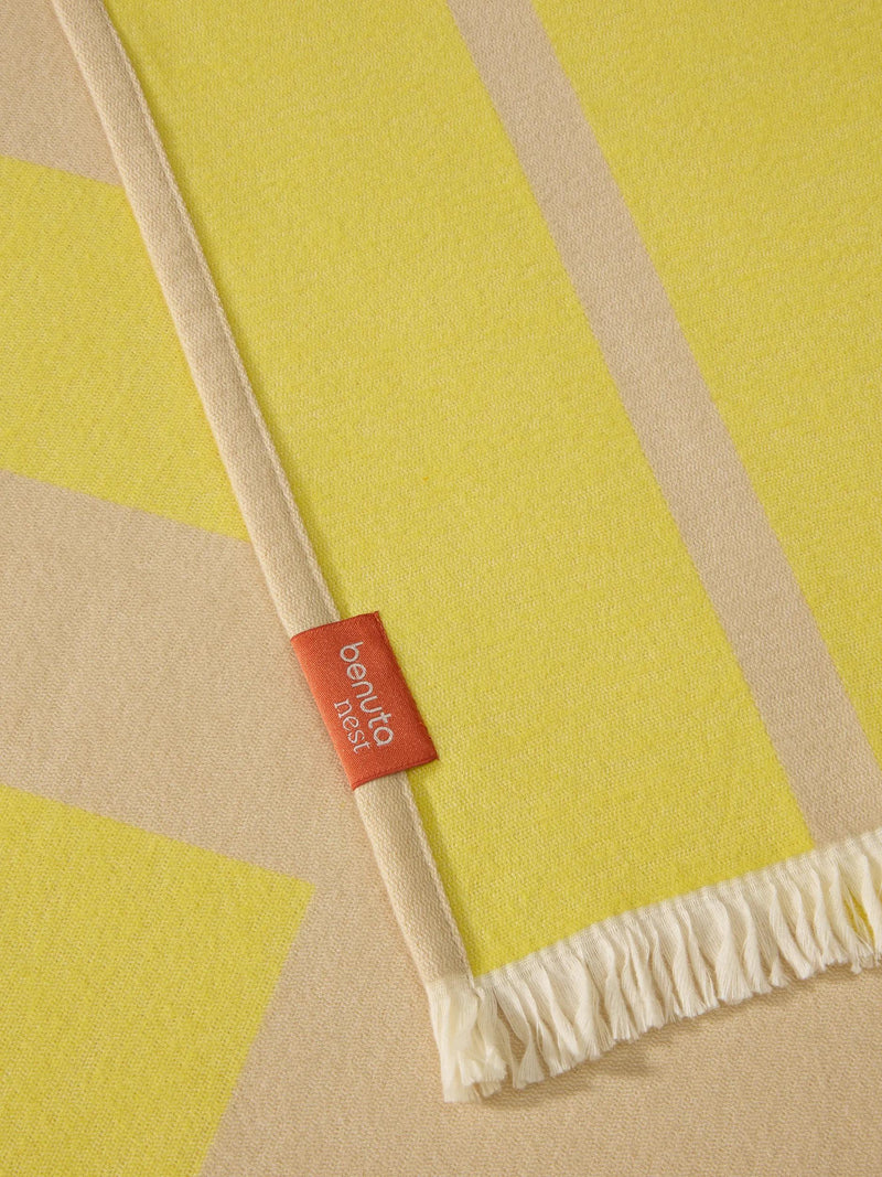 Cotton Blanket Reed Yellow