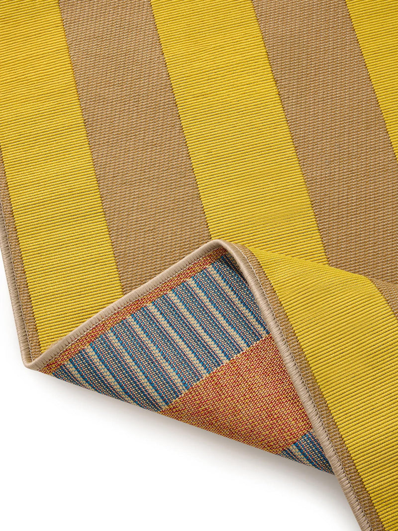 In- & Outdoor Rug Reed Yellow