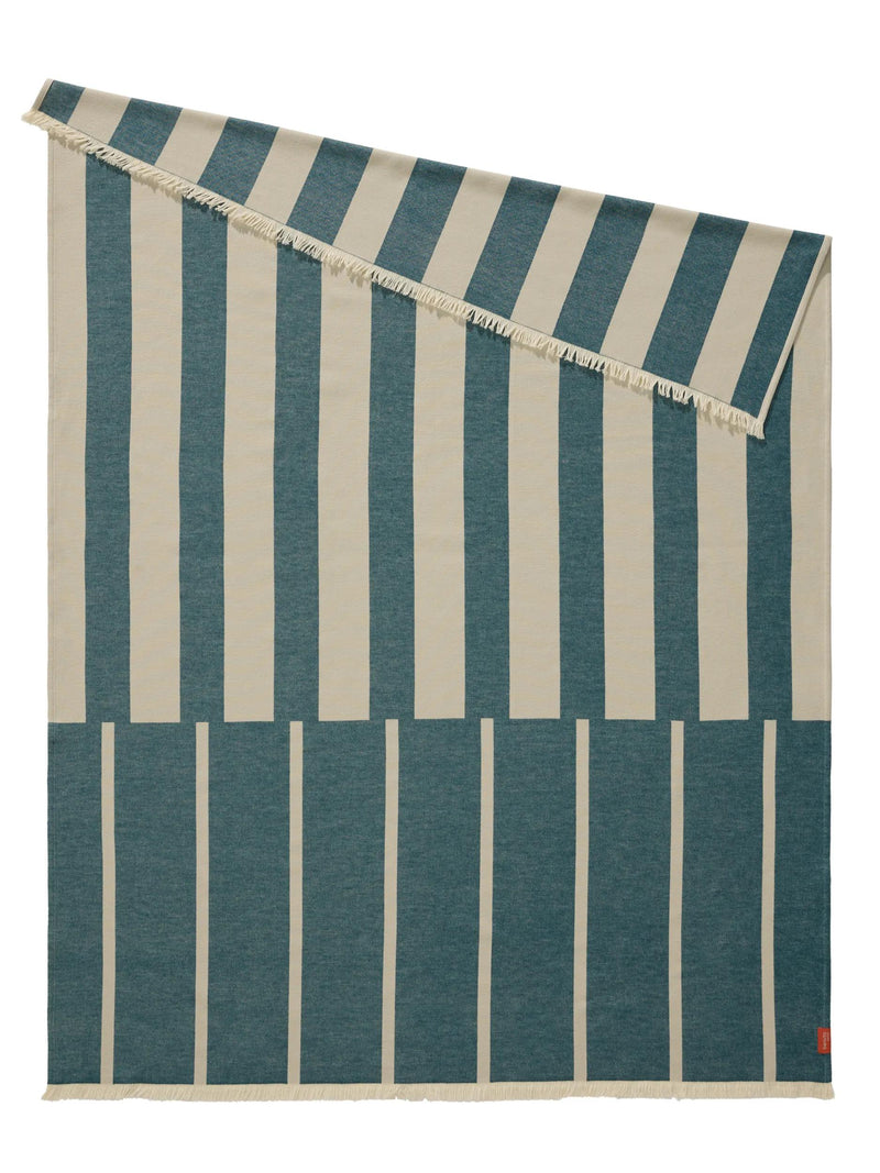 Cotton Blanket Reed Petrol