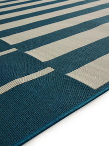 In- & Outdoor Rug Reed Petrol