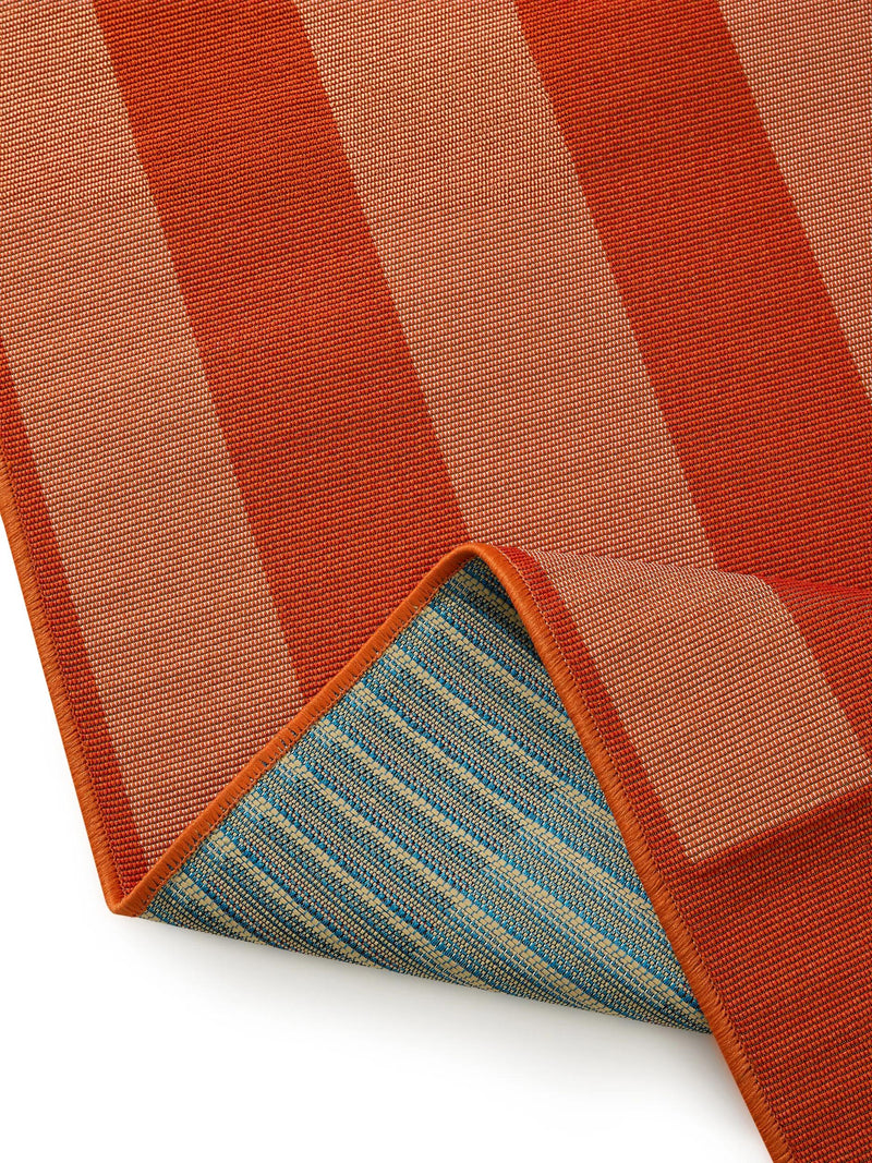 In- & Outdoor Teppich Schilfrohr Orange