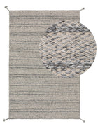 Rug made from recycled material Rene Grey