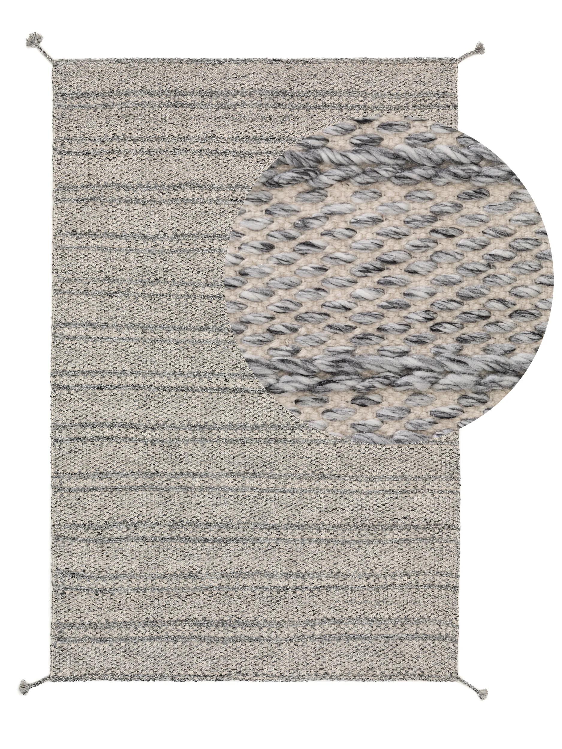Rug made from recycled material Rene Grey